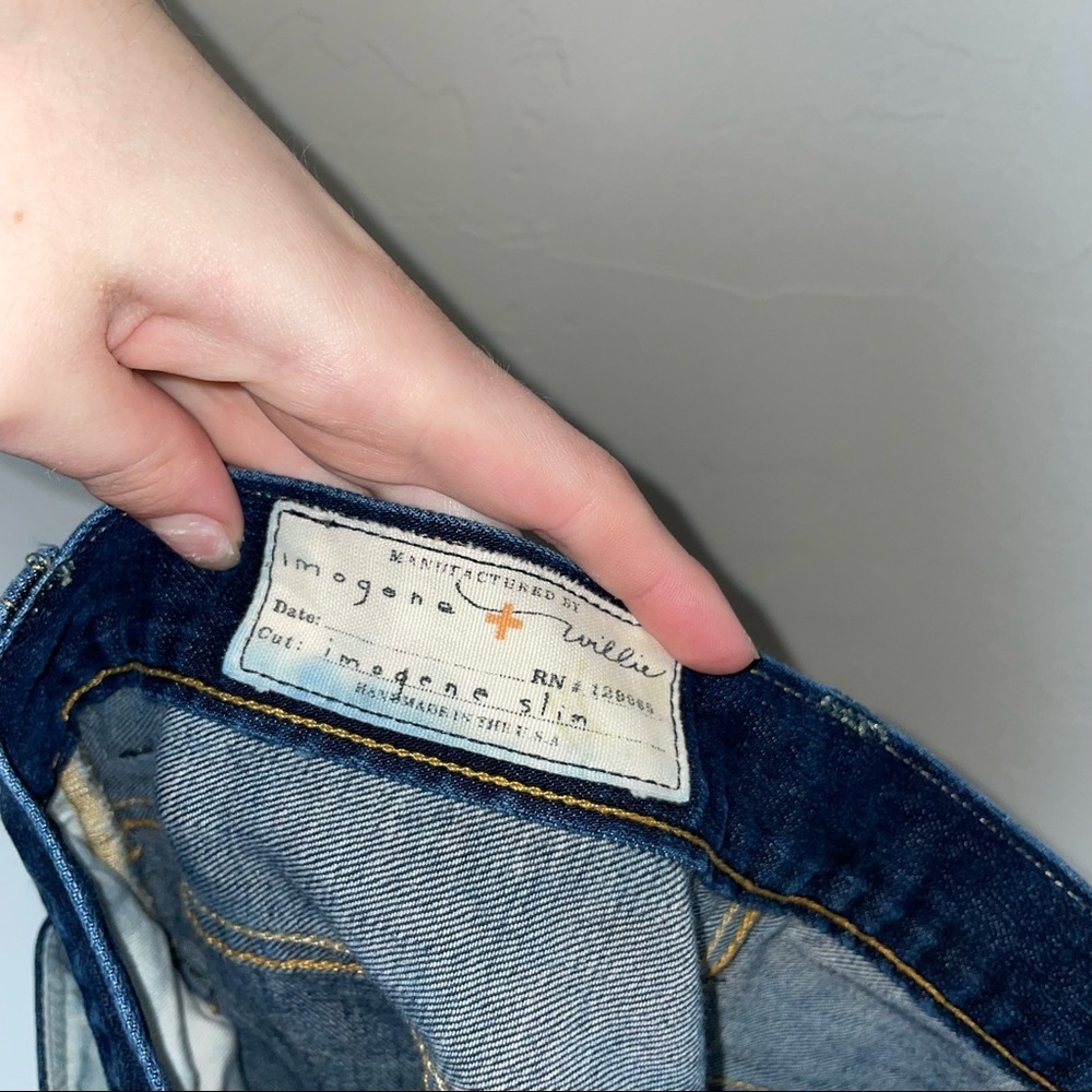 Imogene + Willie Imogene Slim Dark Wash Jeans - Picture 4 of 6